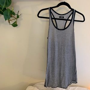 BDG striped Razorback tank top